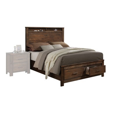 Queen Size Storage Bed with Two Drawers for Bedroom