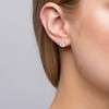 Pompeii3 Platinum 2 Ct T.W. Certified Lab Created Diamond Studs Screw Backs - 3 of 4