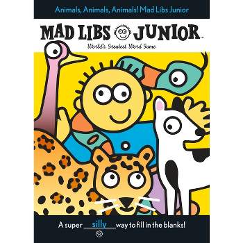 Animals, Animals, Animals! Mad Libs Junior - by  Jennifer Frantz & Leonard Stern (Paperback)