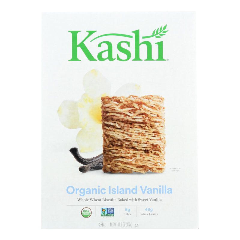 Kashi Organic Island Vanilla Whole Wheat Cereal - Case of 12/16.3 oz, 2 of 8