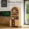 Best Choice Products 72in Arched Storage Cabinet w/ Reeded Cabinet Doors - 4 of 4