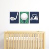 Big Dot of Happiness Par-Tee Time - Golf - Sports Nursery Wall Art, Kids Room Decor & Game Room Home Decor - 7.5 x 10 inches - Set of 3 Prints - 2 of 4