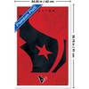 Trends International NFL Houston Texans - Logo 25 Framed Wall Poster Prints - 3 of 4