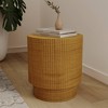LeisureMod Eden Modern Side End Table for Indoor and Outdoor Living Room Bedroom and Patio - 2 of 4