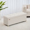 Storage Ottoman Bench, Storage Chest with Lid, 15 x 43.3 x 15.7 Inches, Foot Rest Stool, 30 Gal. (112 L), for Bedroom, Living Room - 2 of 4