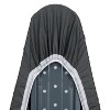 Seymour Home Products Premium Replacement Cover and Pad Charcoal: Padded Ironing Board Cover, Elastic Band, 55"x15" - 2 of 4