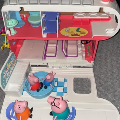 2021 Peppa Pig Peppa's Family MOTORHOME Vehicle to RV Playset NEW w/ 4  Figures