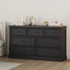 7 Drawer Dresser,55" Wide 7 Chest of Drawers Storage with Sturdy Foundation - 3 of 4