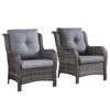 Gymojoy Outdoor Patio Chair with Table High Back Club Chair - 3 of 4