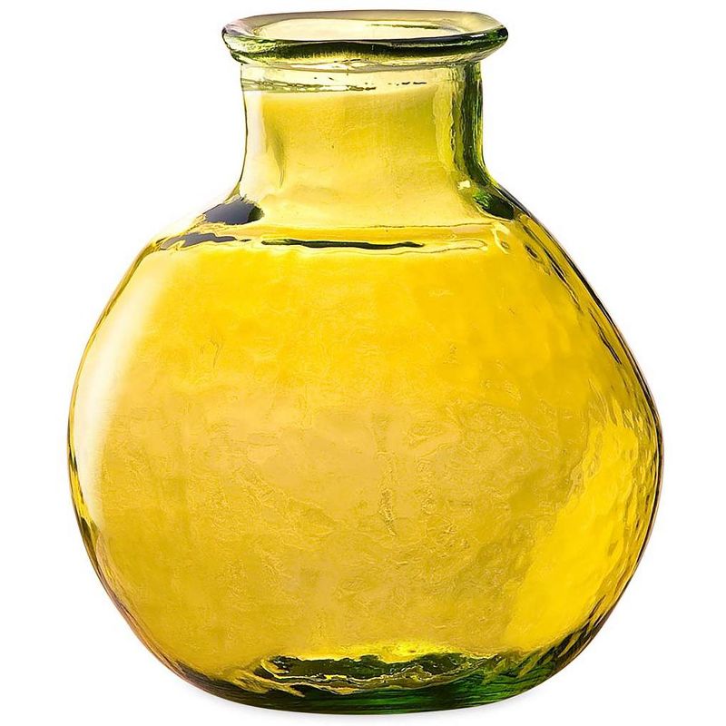 VivaTerra Oval Recycled Glass Balloon Vase, 12", 1 of 2