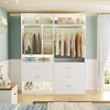 Aheaplus 48" Closet System with 5 Wood Drawers - 2 of 4
