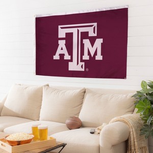 Evergreen Texas A&M 3' x 5' Indoor Outdoor Flag for Home Apartment Dorm Rooms - 1 of 1