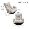 360 degree rotatable sofa chair,a djustable head and waist - 2 of 4