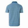 Gioberti Men's Regular Fit Yarn Dye Striped Short Sleeve Polo Shirt With Pocket - 2 of 3