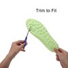 Unique Bargains Trim to Fit Shoe Inserts Fit Shoe White Blue 1 Pair - 2 of 4
