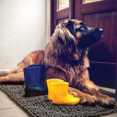 Medium Gray Super Absorbent Dog Door Mat