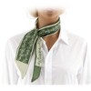 Unique Bargains Women's Fashion Flower Scarf Headband Green Beige 1 Pc - 3 of 4
