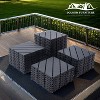 Dolonm 44-Pack 12"x12" Interlocking Deck Tiles – Waterproof Outdoor & Indoor Floor Tiles for Patio, Pool, Balcony – Easy Snap-Together Design - 4 of 4
