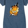 - Garfield - Peeking Out Graphic Short Sleeve Fleece Dress - 2 of 4