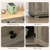 NicBex 3 Drawer Kitchen Island Cart with 2 Cabinets,Kitchen Island with Black Round Knobs,Modern Kitchen Table,Island Table for Kitchen - 4 of 4