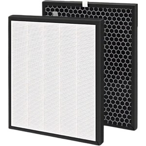 Nispira HEPA Air Filter Plus Carbon Pre Filter Replacement Compatible with Levoit Air Purifier LV-PUR131, 1 Set - 1 of 4