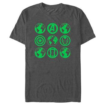 Men's Marvel Earth Day Heroes Icons T-Shirt