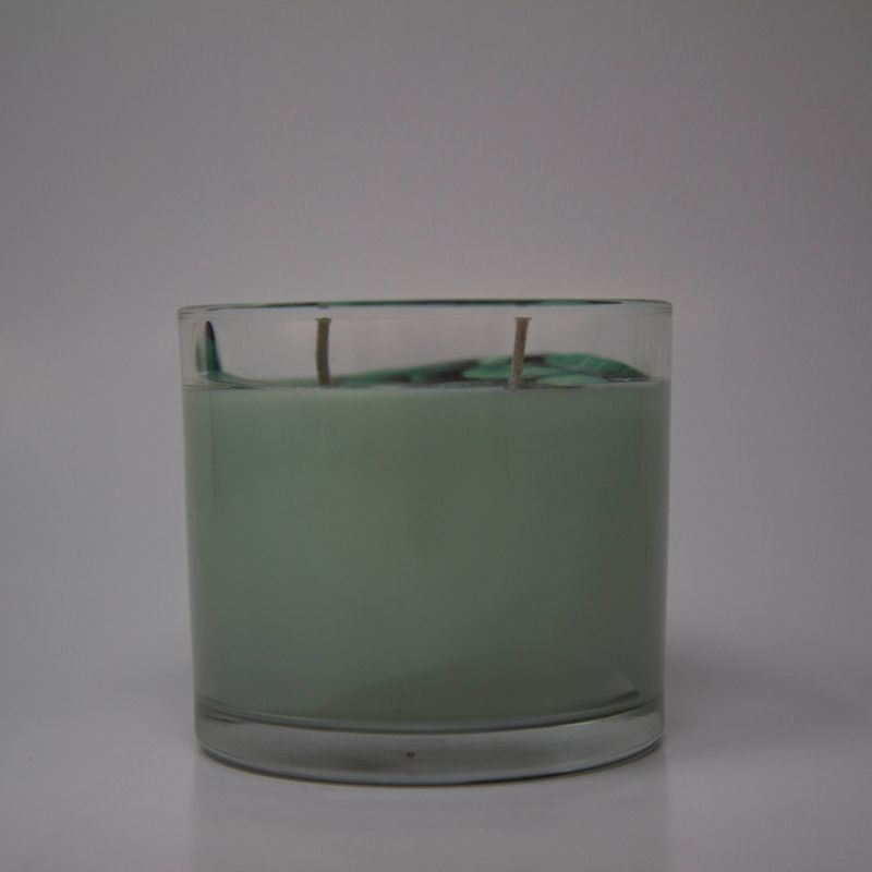  Glass Jar 2-Wick Eucalyptus Leaf Candle - Room Essentials™, 4 of 5