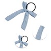 Unique Bargains Fashion Solid Bow Ribbon Hair Elastic Band 1 Pc - 3 of 4