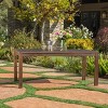 Manila Rectangle Acacia Wood Dining Table Dark Brown - Christopher Knight Home: Weather-Resistant, Seats 6 - 2 of 4