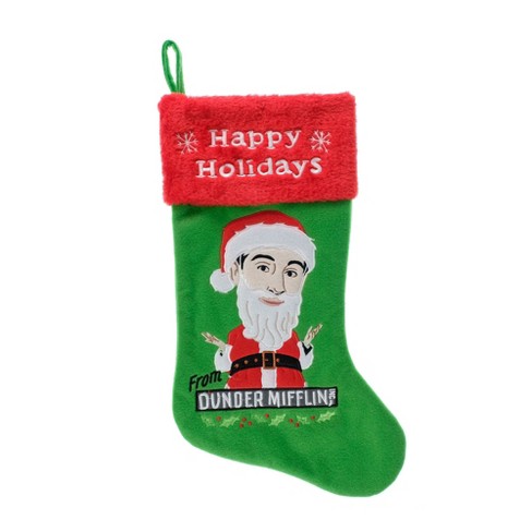 The Office Michael Scott Applique Holiday Stocking 20