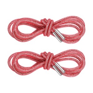 Unique Bargains Fashion Diamond Crystal Shoe Laces with Net for Sweatpants Shorts 2 Pcs - 1 of 4