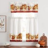 Autumn Pumpkin Grove Fall Tier Set and Valance - 3 Piece Set - Elrene Home Fashions - 4 of 4