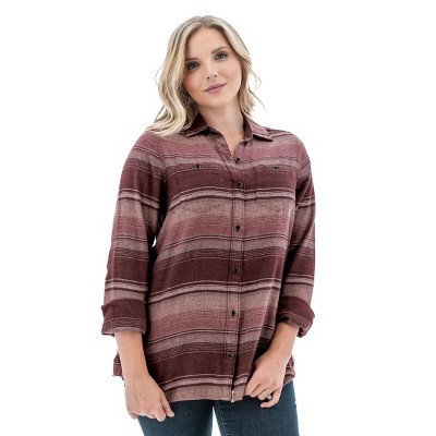 Old Ranch Brands Women's Adair Boyfriend LS Shirt