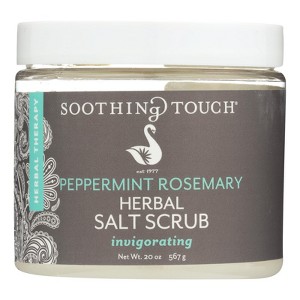 Soothing Touch Peppermint Rosemary Invigorating Herbal Salt Scrub - 20 oz - 1 of 4