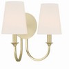 Crystorama Lighting Payton 2 - Light Sconce in  Vibrant Gold - 4 of 4