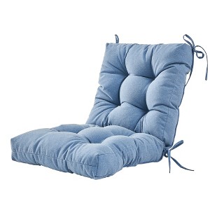 ARTPLAN Outdoor Cushions Seat Back Chair Cushions Wicker Tufted Pillow for Patio Outdoor Furniture - 1 of 4