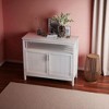 39.9" Kitchen Storage Sideboard Buffet Cabinet, Modern MDF Cabinet with 2 Doors & Adjustable Shelf, Freestanding Cupboard for Dining Room - 2 of 4