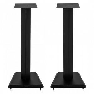 Elac LS10-B - 23" Steel and Wood Speaker Stands - Black, Pair - 1 of 3