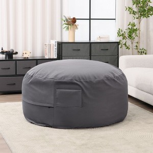 TUYOHW Bean Bag Chair with Removable Washable Cover, Side Pocket & Carry Handle, Oversized Lounger, Easy Clean Design - 1 of 4