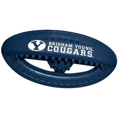 Multipet Dog Zone NCAA Grubber Football Dog Toy Brigham Young University - A Tailgating Favorite for Your Furry Fan