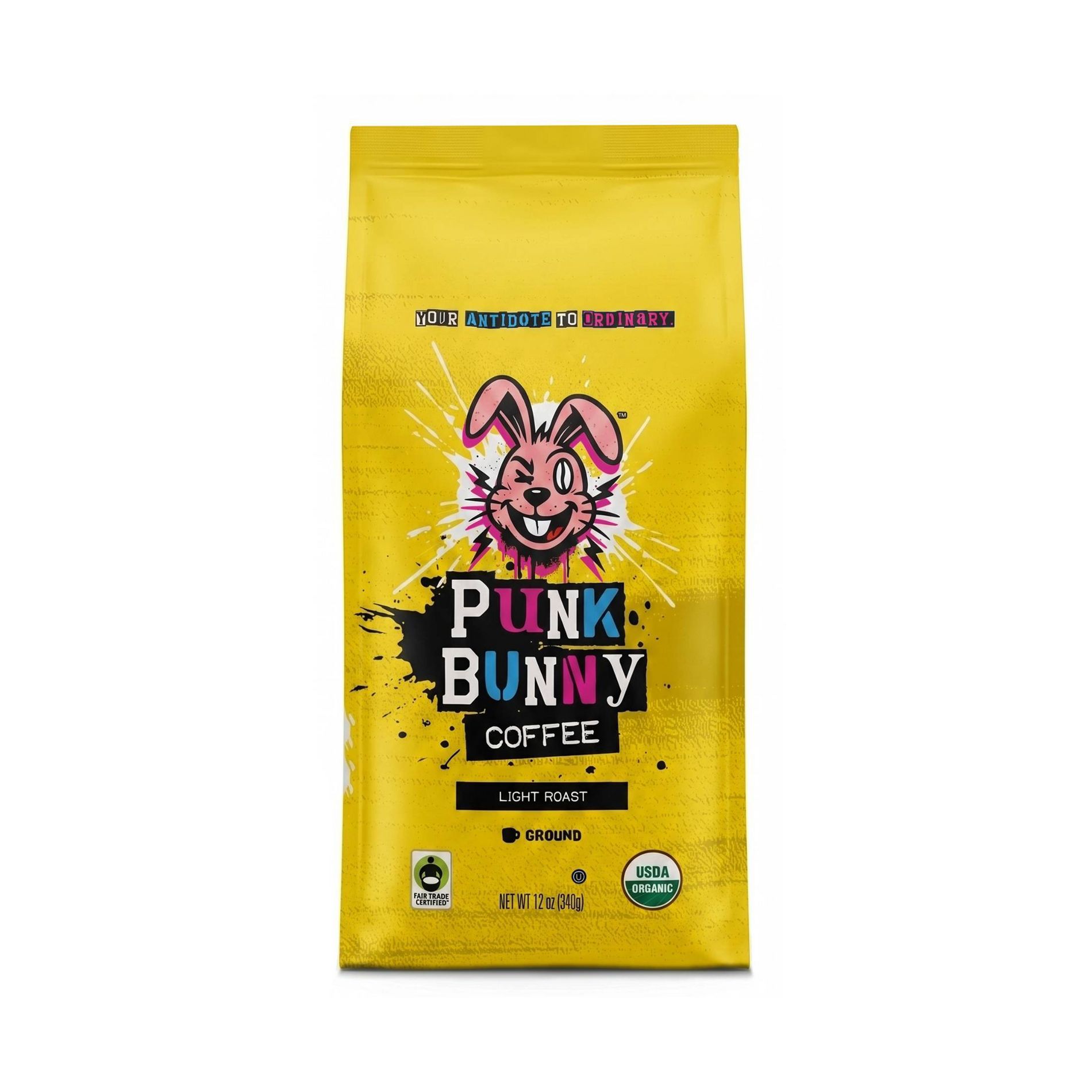 Punk Bunny Light Roast Ground Coffee - 12oz