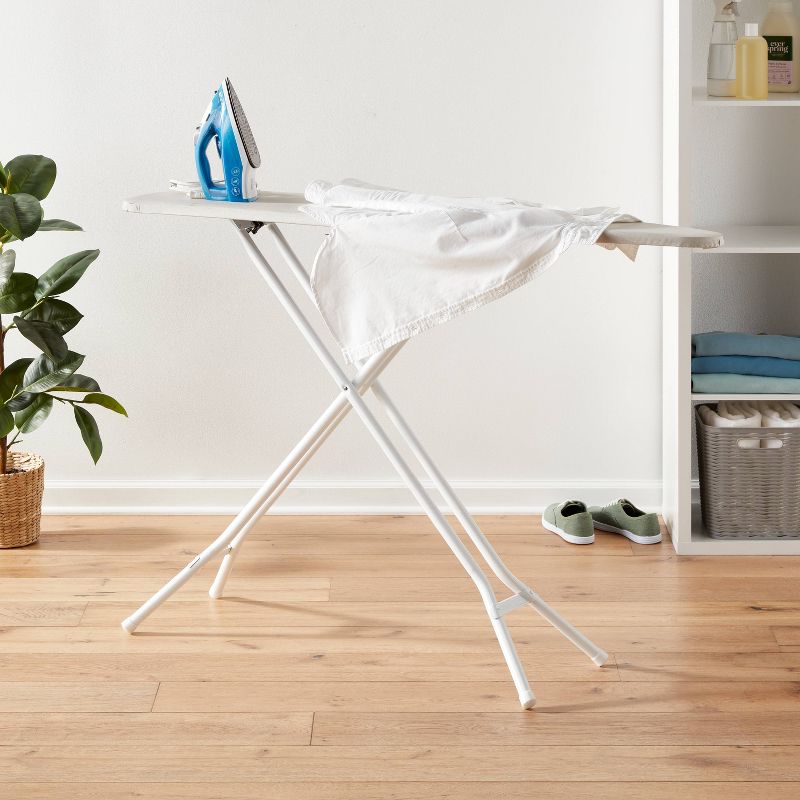 Standard Ironing Board White Metal with Creamy Chai Cover - Room Essentials&#8482;, 3 of 5