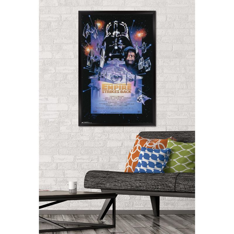 Trends International 24X36 Star Wars: The Empire Strikes Back - One Sheet Framed Wall Poster Prints, 2 of 7
