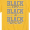Boys' - Instant Message - Black Pride Joy Excellence Short Sleeve Graphic T-Shirt - 2 of 4