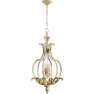 Quorum Lighting Florence 4-Light Entry Pendant, Persian White, 17 Width, 33 Height - 1 of 1