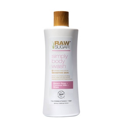 Photo 1 of 2 of- Raw Sugar Body Wash Sensitive Skin - Beach Rose - 25 fl oz