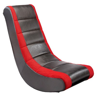 Video Rocker Gaming Chair Black/Red - The Crew Furniture