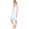 Casual Nights Women's Fancy Lace Floral/Embroidered Sleeveless Nightgown - 3 of 4