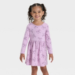 Toddler Girls' Long Sleeve Dress - Cat & Jack™ - 1 of 3