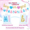 KatchOn, Boy or Girl Banner and Garland Set - 10 Feet, No DIY | Glitter Boy or Girl Gender Reveal Banner, Tassel Garland for Baby Shower Decorations - 4 of 4